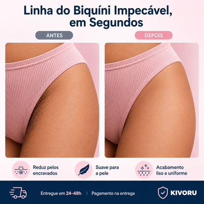 Aparador de Pelos do Biquíni 2 em 1 Sem Dor