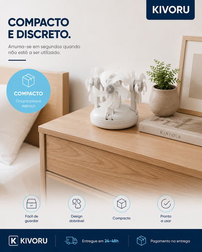 Ventilador de Teto com Luz LED e Comando